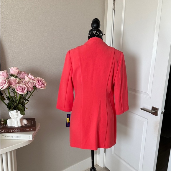 Peter Nygard Vibrant Coral Blazer - Picture 4 of 5
